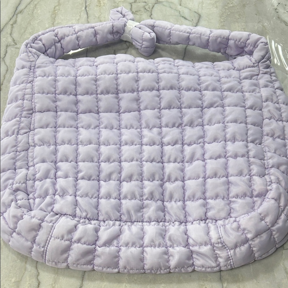 Jadelynn Brooke Lavender Quilted Tote Bag - Picture 2 of 6